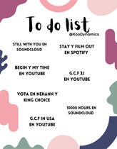 to do list