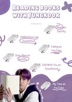 reading books with jungkook