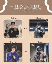 this or that (ver mirror selca)