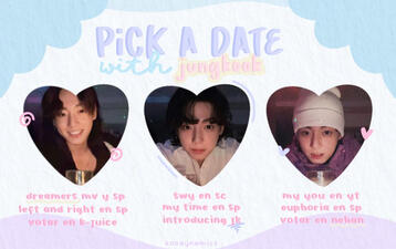 ─ Pick a date with jungkook