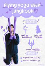 flying yoga with jungkook