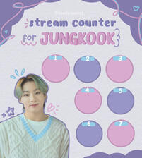 stream counter for jungkook