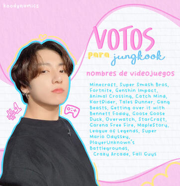 ─ votos para jungkook