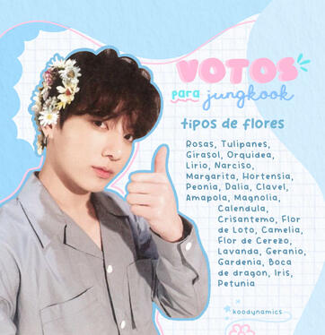 ─ tipos de flores